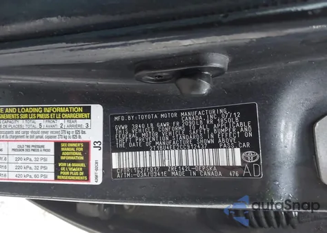 2012 Toyota Corolla S from USA, damaged, VIN 2T1BU4EE2CC912437